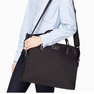 Kate Spade Blake Avenue Nylon Laptop Bag in Navy